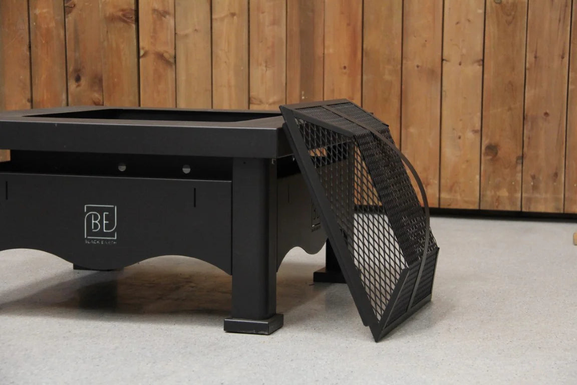 Black Earth Fire Pit - Spark Screen