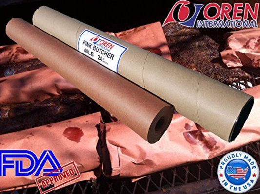 40# Pink Butcher Paper - 24" x 150ft