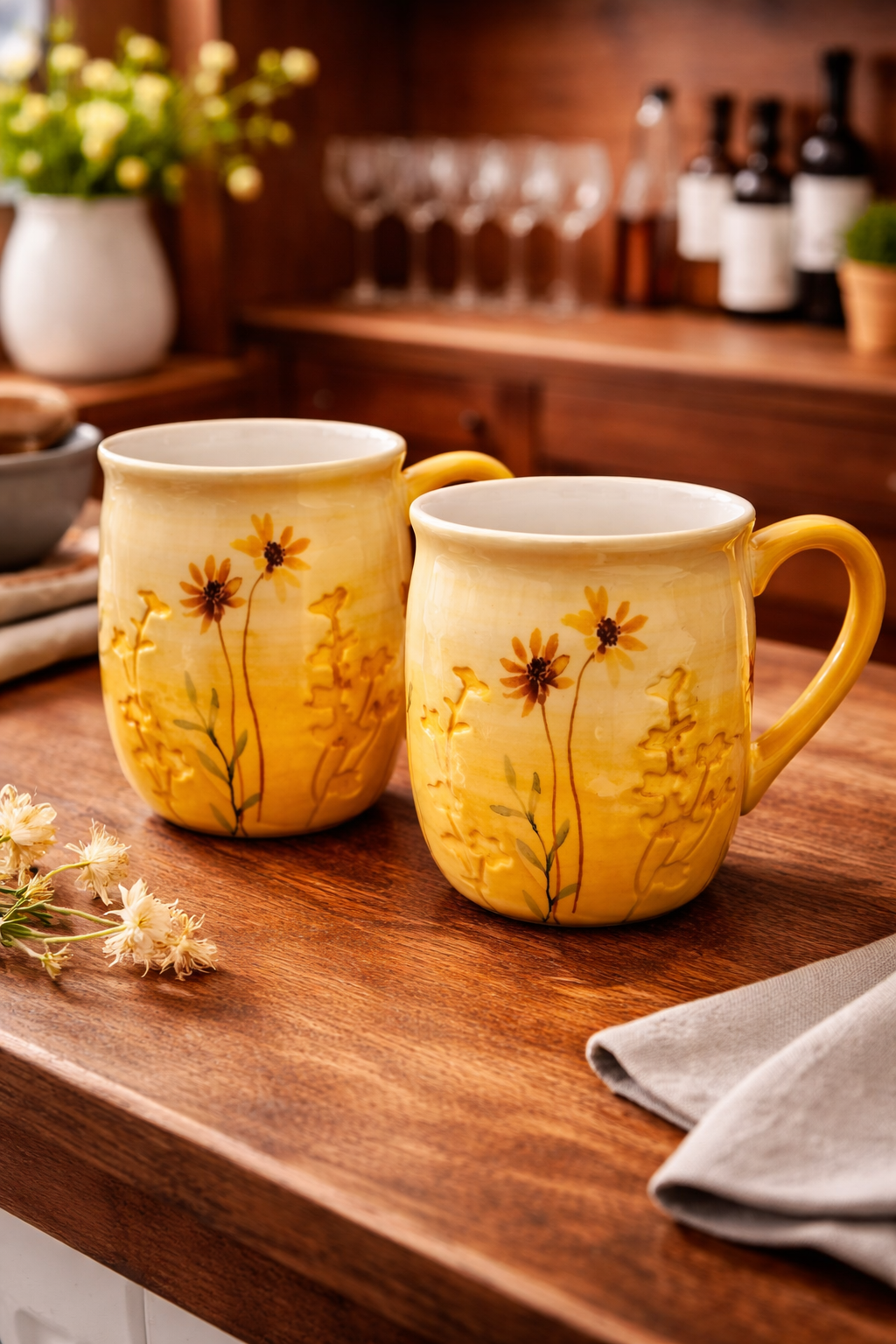 Old Pottery Company Handcrafted Mug – Set of 2