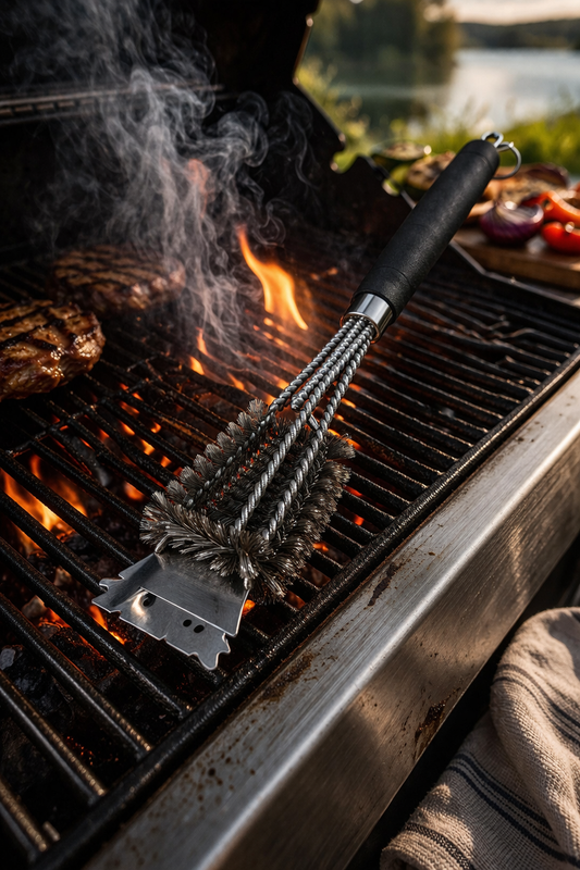 Stainless Steel BBQ Cleaning Brush