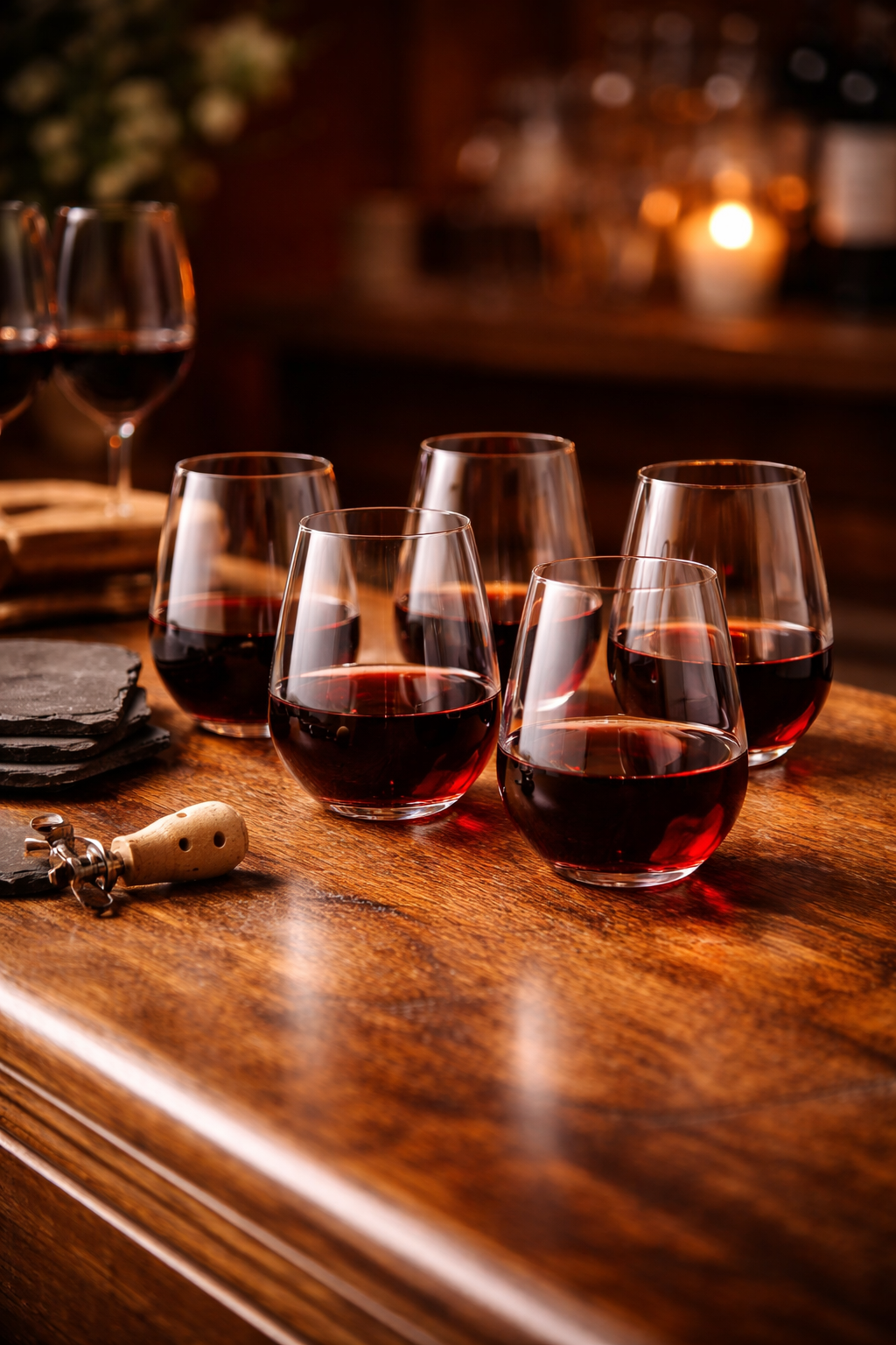 Krosno Stemless Wine Glass β Set of 6