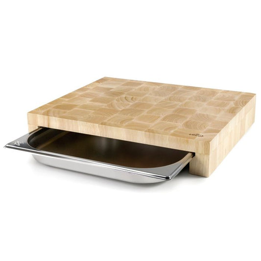 Chopping block with gastronorm container