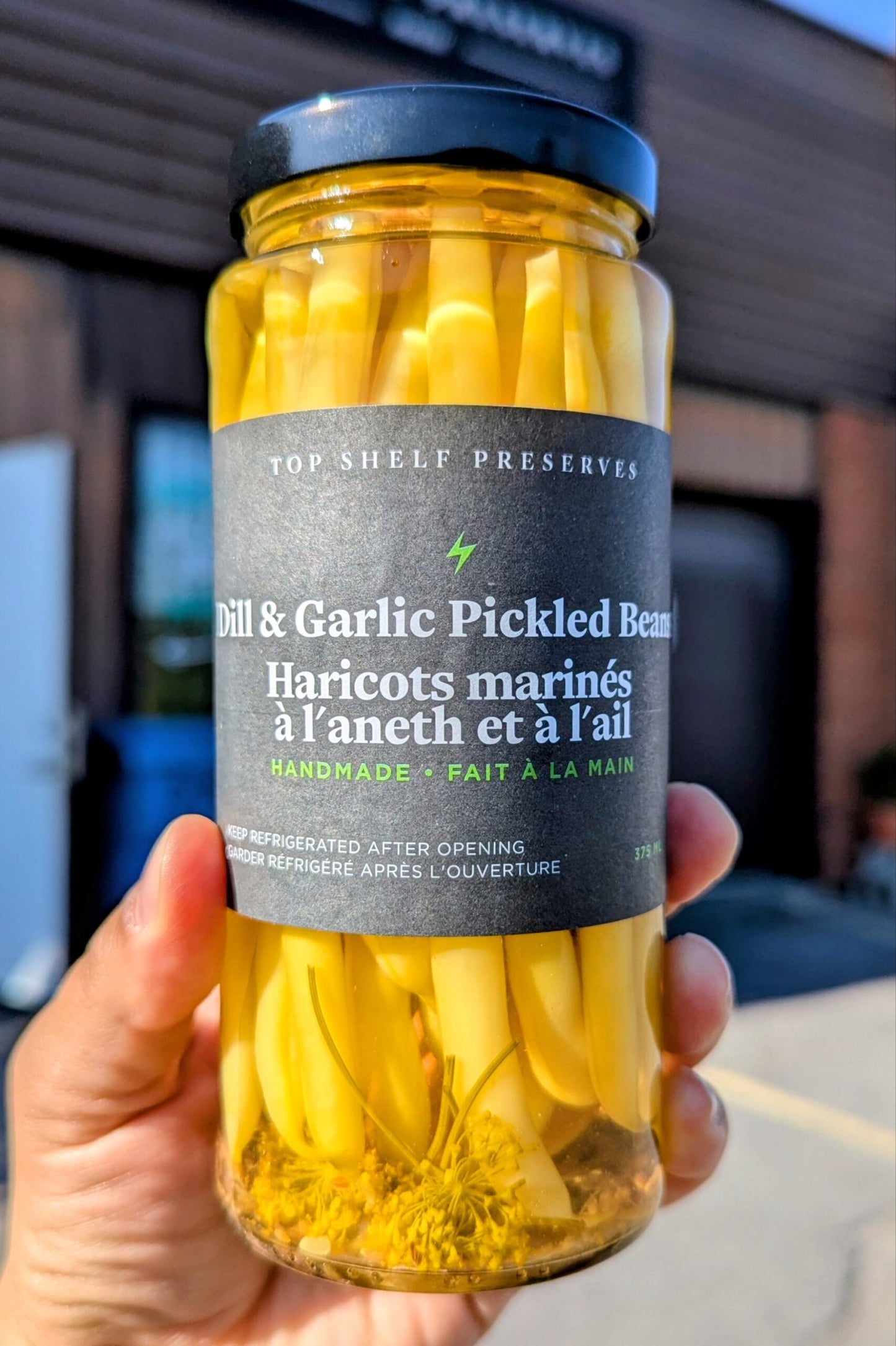 Dill & Garlic Pickled Beans - Top Shelf Preserves