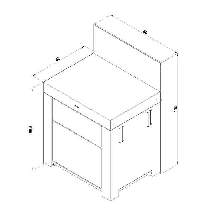 MODULO Worktop-Drawers-Cargo
