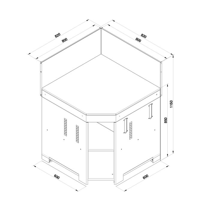 MODULO Stainless Steel Angle