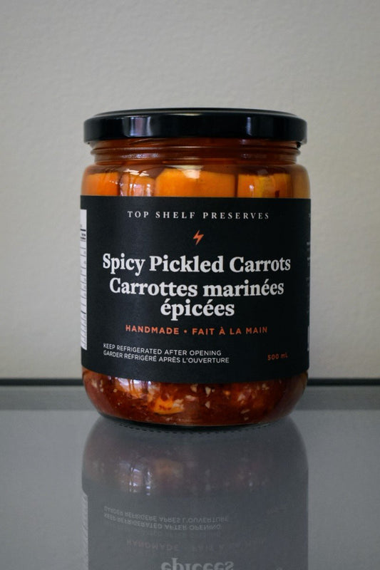 Spicy Pickled carrots & 500ml - Top Shelf Preserves