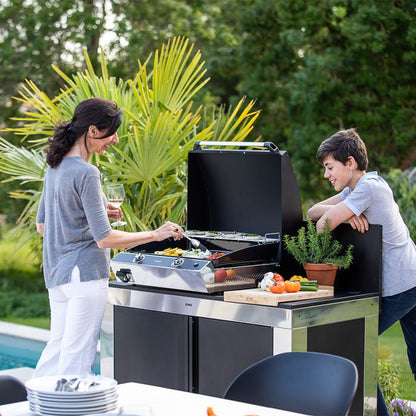 BERGERAC 2400 Gas-Stainless Steel Plancha