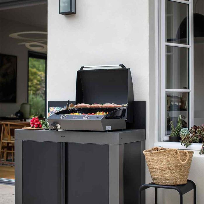 BERGERAC 2400 Plancha Gas-Cargo Gray