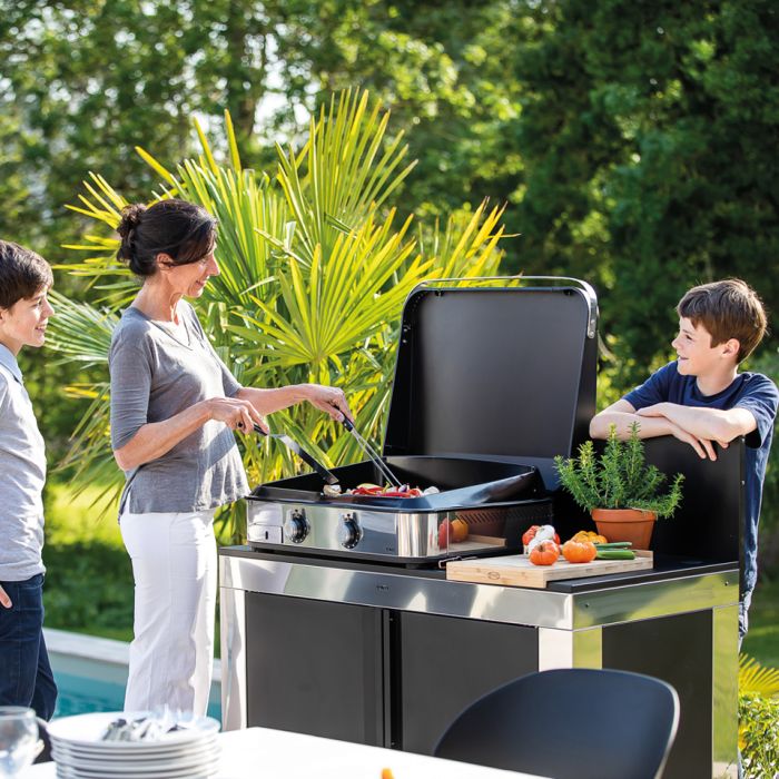 ENOSIGN 65 Gas Plancha - Stainless Steel