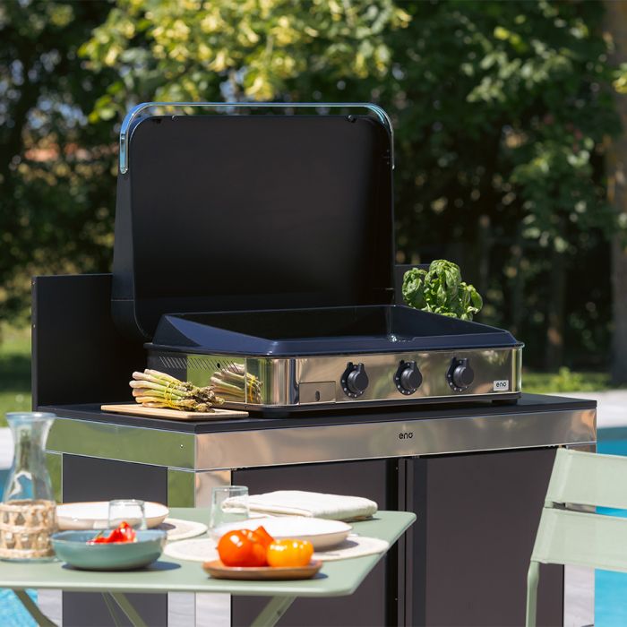 ENOSIGN 80 Gas Plancha - Stainless Steel