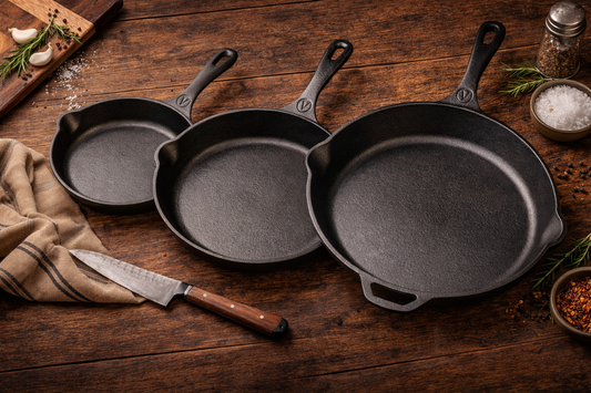 Victoria 10-Inch Cast Iron Skillet, Pre-Seasoned Frying Pan