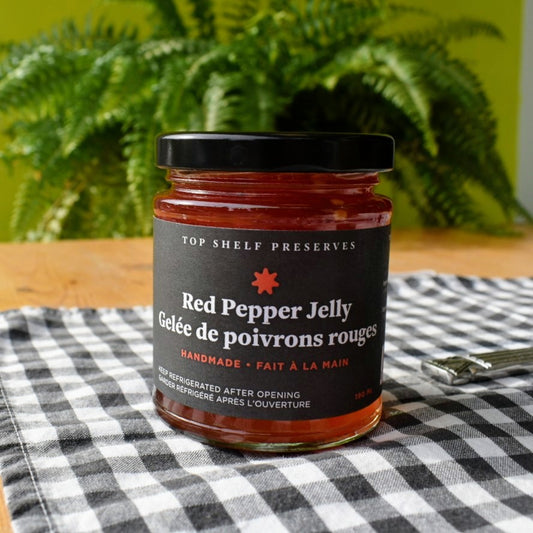 red pepper jelly - Top Shelf Preserves