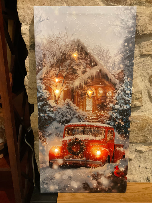 Christmas light up picture