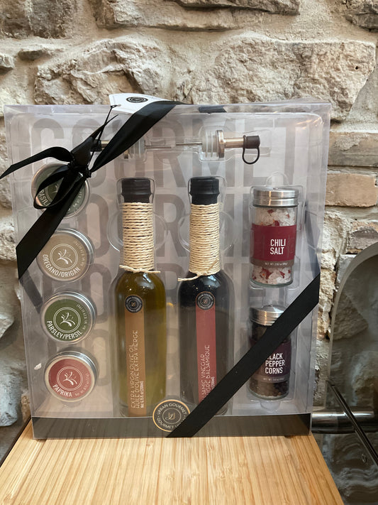 Oil and vinegar spice box set