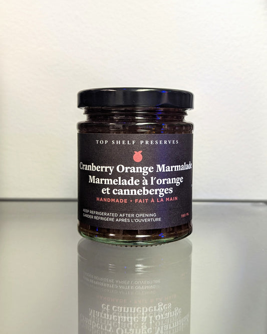 Cranberry Orange Marmalade 190ml - Top Shelf Preserves