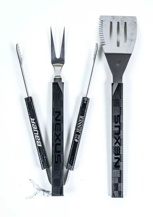 Hockey Stick BBQ Tool Set