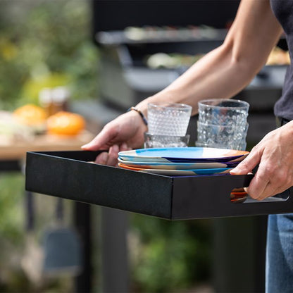 ACHILLE Black Tablet-Tray