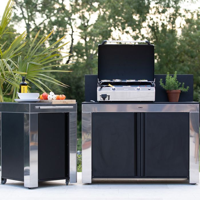MODULO FELIX Trolley-Black and stainless