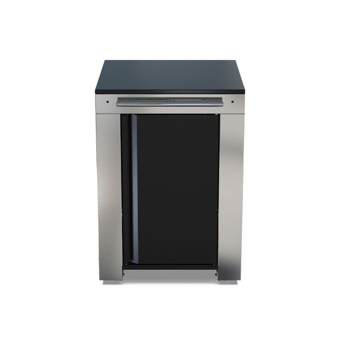 FELIX Serving Cart - Black and Stainless Steel