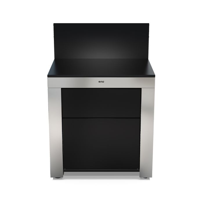 MODULO Worktop with Drawers - Stainless Steel