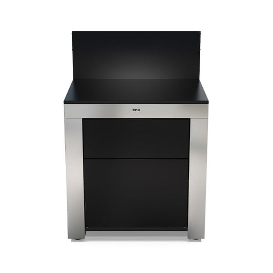 MODULO Worktop with Drawers - Stainless Steel